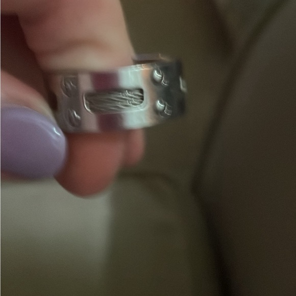 Other - Men’s stainless steel wedding band. Never worn. Very unique piece.